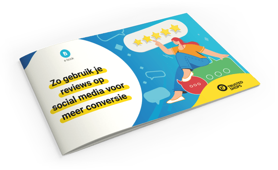 Voorbeeld e-book 'Zo gebruik je reviews op social media voor meer conversie'